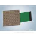 Waterproof Fpc Flexible Backlit Membrane Switch , 25ma - 100ma Rated Current